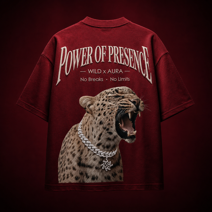 Untamed Oversized Puff Print T-Shirt